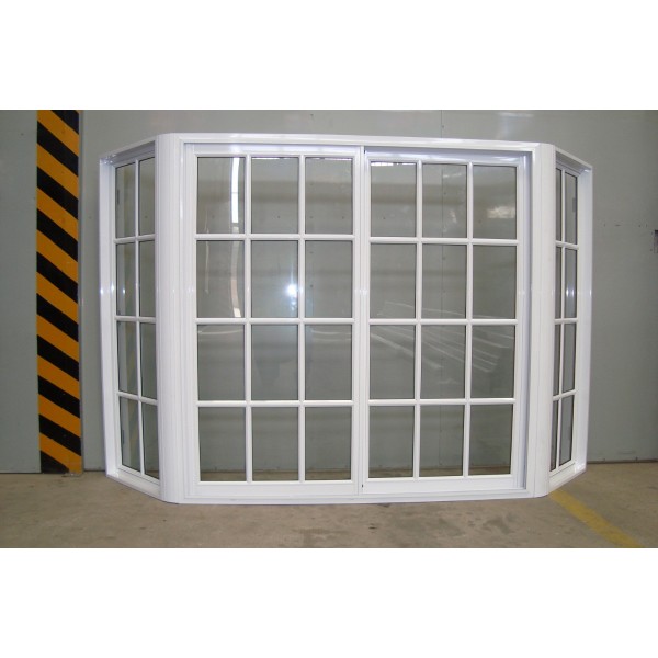 Bow Window Vidrio Repartido 150x150 + 2 Laterales
